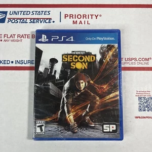 inFamous: Second Son (PlayStation 4, 2014) New Factory Sealed - SAME DAY SHIP - Picture 1 of 5