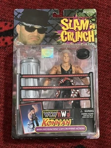 Vintage 1999 WCW/NWO SLAM n CRUNCH Wrestlers KONNAN Action Figure NEW by TOY BIZ - Picture 1 of 8