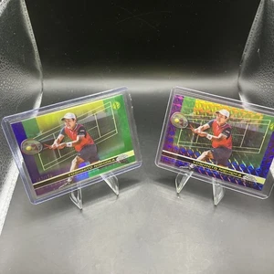 2024 Topps Chrome Tennis Yoshihita Nishioka Breakers /15 And Purple/green /150 - Picture 1 of 6
