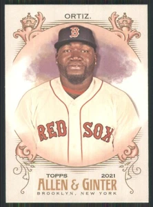 2021 Topps Allen & Ginter #19 David Ortiz Boston Red Sox TW1771 - Picture 1 of 2