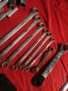 8Pc Craftsman USA  12pt ,1 Vintage Deep Offset, 1 Duel Rachet,1custom - Picture 1 of 6