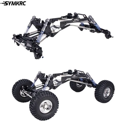 Carbon Fiber High Clearance LCG Chassis Kit for 1/10 SCX10 II Cheater Rigs Build - Image 1 of 4