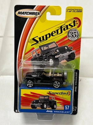 MATCHBOX SUPERFAST 35 YEARS Jeep Wrangler #57 (LTD ED)New and Sealed - Image 1 of 2