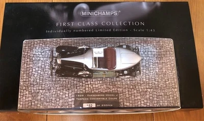 MINICHAMPS 1/43 Duesenberg Model J Diecast Limited Edition 162/250 Collector - Image 1 of 4