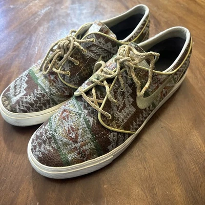 Zapatos para Hombres NIKE ID Stefan Janoski Estampado Nativo Pendleton Zoom Air Talla 10.5 Foto 1 de 4