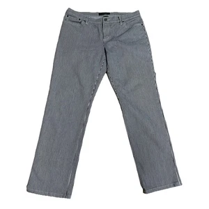 Lauren Ralph Lauren Damen Ankle Jeans Gr. 12 Engineer Stripe weiß/schwarz - Bild 1 von 8