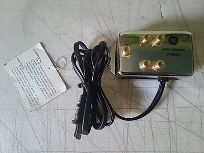 General Electric E85450 4 Way Coaxial Cable Distributer & Ampifier *50-900MHz* - Image 1 of 4