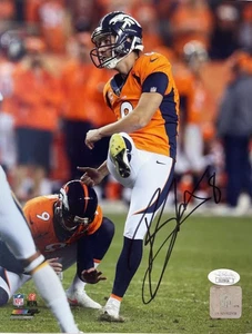 Brandon McManus Autographed Denver Broncos 8x10 Photo JSA COA - Picture 1 of 3