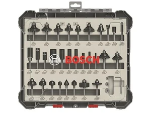  Bosch PRO Router Bit Mixed Set 30 Piece For Hardwood & Composites BPA607017476 - Picture 1 of 1