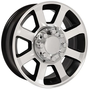 Satin & Machined Black Wheel 20x8 for 2005-2023 Ford F-250 - RVO0876 - Picture 1 of 3