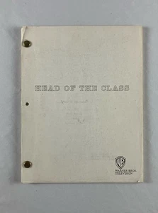 Original HEAD OF THE CLASS Pilot TV Script Revised Second Draft 1986 - Picture 1 of 9