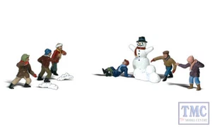 A2183 Woodland Scenics N Gauge Snowball Fight - Picture 1 of 1