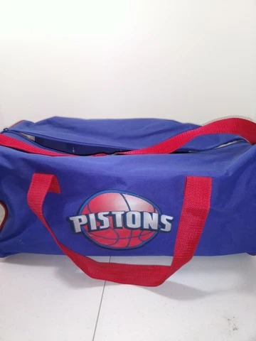 NBA Detroit Pistons Basketball Championship Trophy Duffle Bag Adult Blue Cover
