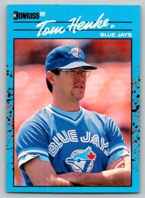 1990 DONRUSS BEST OF THE AL TOM HENKE TORONTO BLUE JAYS #14 - Image 1 of 2