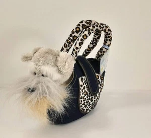 Webkinz Plush Schnauzer and Pet Carrier - Picture 1 of 10