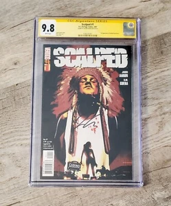 Scalped #1 CGC 9.8 SIGNED BY Jason Aaron Vertigo 1st App. Dashiell Bad Horse - Picture 1 of 4
