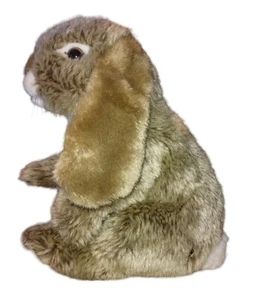 Toys R Us Animal Alley Lop Ear Bunny Rabbit Realistic Plush Weighted Bottom Soft - Picture 1 of 10
