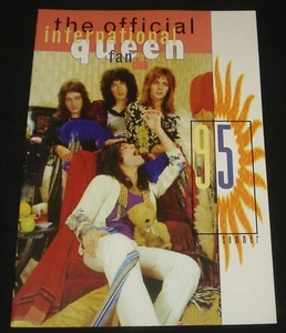 QUEEN INTERNATIONAL FAN CLUB SUMMER 1995 MAGAZINE  Freddie Mercury  Brian May - Picture 1 of 3