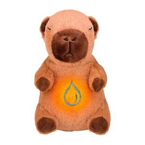 Soothing Breathing Capybara Toy Stress Relief Stuffed Animals with Music Light - Picture 1 of 12