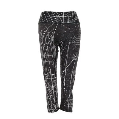 Leggings Onzie Nightsky Moon Negros Cortos Ligeros Boho Yoga Talla XS Foto 1 de 4