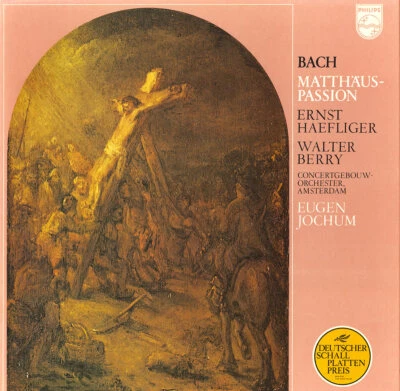 BACH St.Matthew Passion JOCHUM HAEFLIGER BERRY GIEBEL Philips 6747371 4LP Box NM - Image 1 of 3
