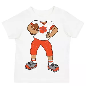 Clemson Tigers Heads Up Football Cheer Basketball Baby/Toddler T-Shirt - Picture 1 of 5