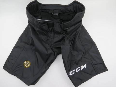 New! CCM Boston Bruins NHL Pro Stock Hockey Player Girdle Pant Shell XL 9K Black Cover