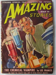 Amazing Stories März 1949 Sci/Fi Zellstoff Magazin Ziff-Davis Lee Francis gut - - Bild 1 von 6