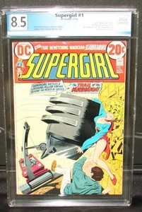 SUPERGIRL #1 VF+ 8.5 PGX not CGC KEY 1st ISSUE! 1972 NEW SLAB Zatanna Solo Story - Picture 1 of 2