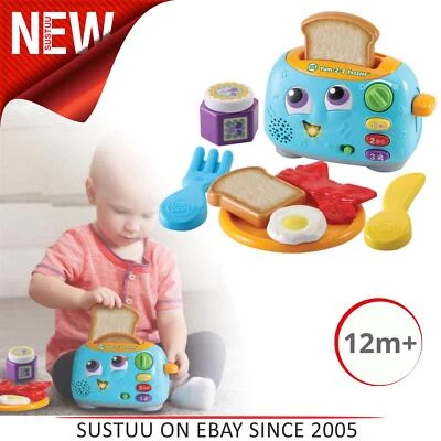Leap Frog Yum-2-3 Toaster│Kinder Frühstück Spielzeug Foods & Besteck Spielset│ - Bild 1 von 4
