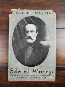 Vtg 1945 GIUSEPPE MAZZINI SELECTED WRITINGS Hardback Book 1st Edition - Imagen 1 de 6