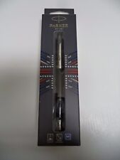 Parker FOUNTAIN PEN JOTTER LONDON MEDIUM STAINLESS 2031014 BLACK BARREL FRANCE 