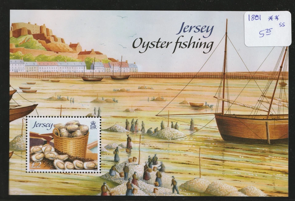 2014 Jersey Sc# 1801 s/s - £2 Oyster Fishing. MNH Cv$5.25 - Image 1 of 1