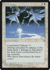 Cold Snap x4 Ice Age MtG LP to NM