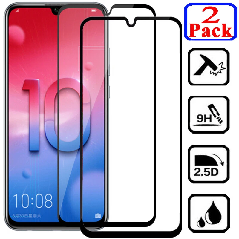 Paquete de 2 protectores de pantalla de vidrio templado para Huawei Honor 8X 9 10 Lite 20 Pro 20i Foto 1 de 4