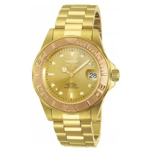 Invicta Men's Watch Pro Diver Automatic Dive SS Bracelet Gold Tone Dial 13930 - Picture 1 of 3