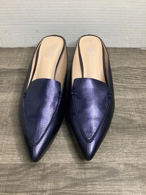 Zapatos de tacón Franco Sarto para mujer de cuero púrpura con punta talla 9M Foto 1 de 4