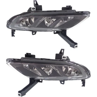 Fog Light Set For 2016-2018 Nissan Maxima Driver and Passenger Side With Bulbs - Image 1 of 4