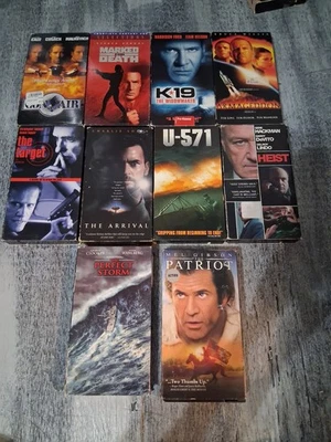 Lot of 10 Vhs Tapes Armageddon,  Perfect Storm, Con Air Etc. - Image 1 of 3