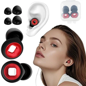 Tapones para los oídos motocicleta motocicleta tapones para los oídos viento sueño 27 Db disminución viento ruido EE. UU. - Imagen 1 de 13