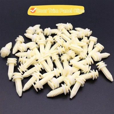 50 Pcs, Door Trim Panel Clips For Chevrolet Pickup SUV C10 C1500 C2500 1988-2000 Foto 1 de 4