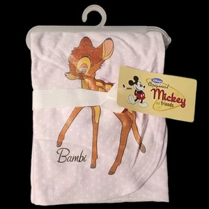 Coperta ricevimento bambino Bambi vintage 30x34 viola rosa pois 19023 Heyman - Foto 1 di 6