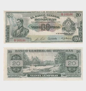 Honduras - 1954 - 20 Lempiras - "VF+" #NH37 - Bild 1 von 5