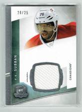 12-13 UD Upper Deck The Cup  P K Subban  /25  Jersey