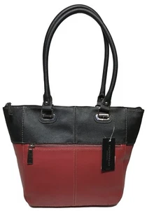 NWT Tignanello Perfect Pockets Medium Tote, Rouge/Black Color MSRP: $155.00 - Picture 1 of 6