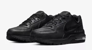 Nike Air Max LTD 3 Men's Running Training Shoes Triple Black 687977 020 - Picture 1 of 8