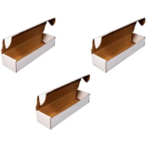 800 Count Trading Card Storage Box 3 Pack Cardboard Organizer Gaming Card Box - Picture 1 of 4