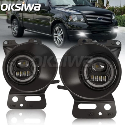 Luces antiniebla LED para parachoques delantero Ford F-150 2005-2008 luces intermitentes + DRL Foto 1 de 4