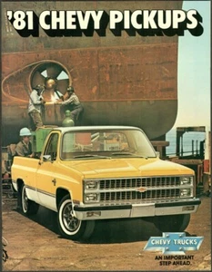 Chevrolet 1981 camioneta pickup folleto vintage original nuevo en stock concesionario folleto Chevrolet - Imagen 1 de 1