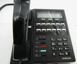 Samsung Keyset Display DCS-LCD 12 Prostar Office Business Phone Black - Picture 1 of 7